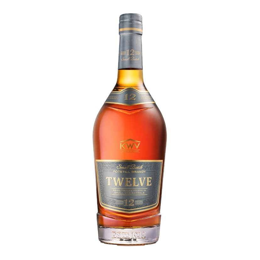 KWV 12 Year Old Small Batch Potstill Brandy 750ml bottle